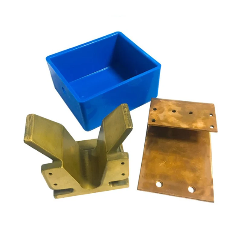 Electroplated Conductive Copper V-Base Sand Casting ຊິ້ນສ່ວນທອງແດງ